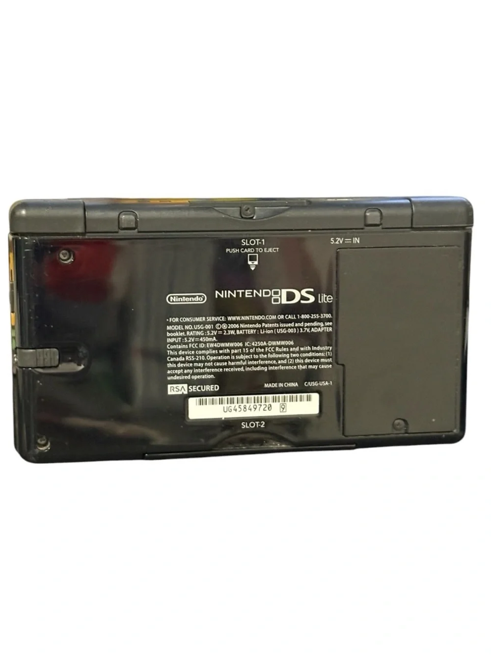 Nintendo DS Lite Transformers Bumblebee Case With DS Lite System & Charger